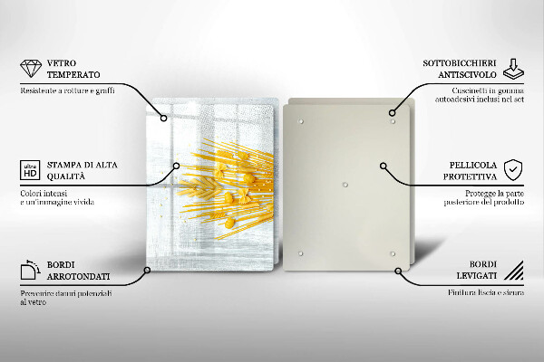 Főzőlap védő üveglap Tészta