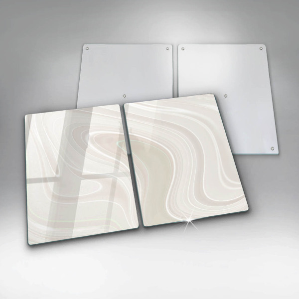 Főzőlap védő üveglap Krémes textúra