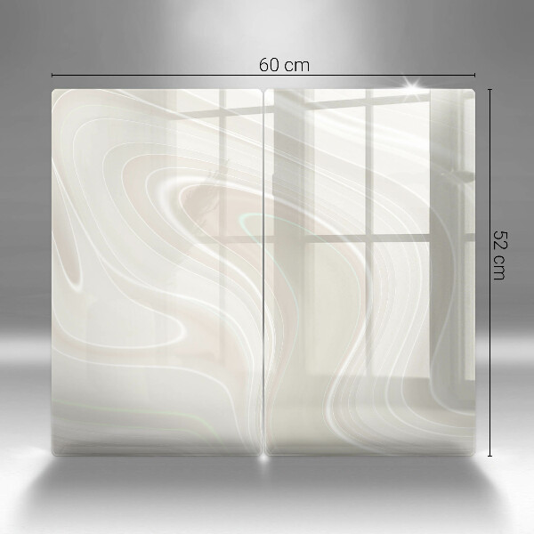 Főzőlap védő üveglap Krémes textúra