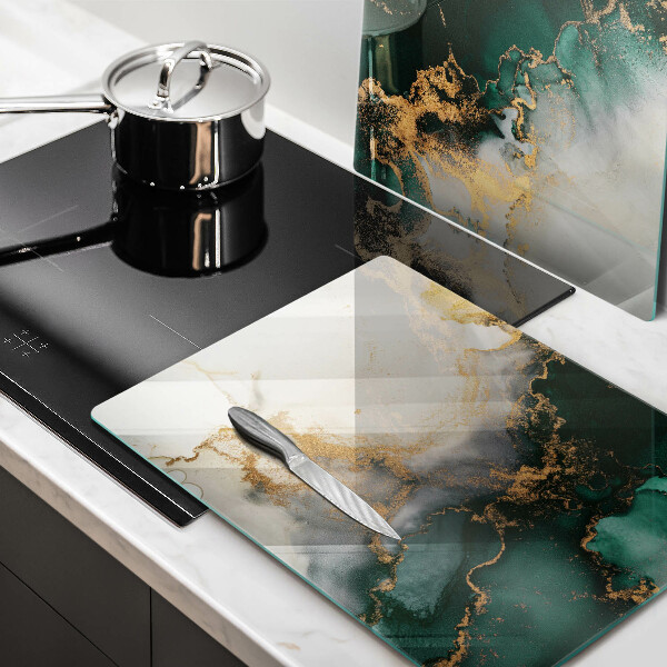 Főzőlap védő üveglap Tarka márvány