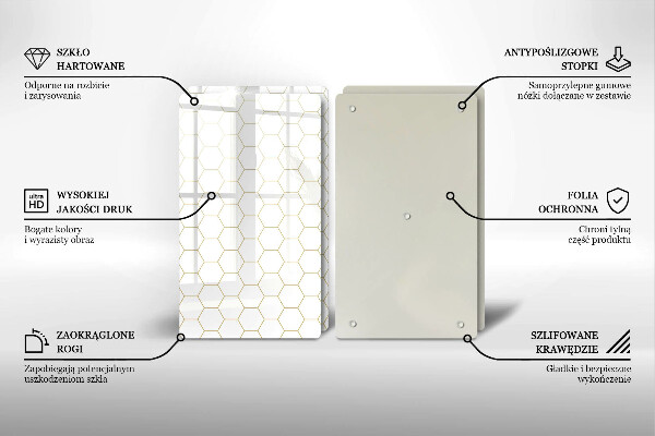 Főzőlap védő üveglap Absztrakt minták