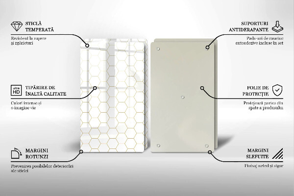 Főzőlap védő üveglap Absztrakt minták