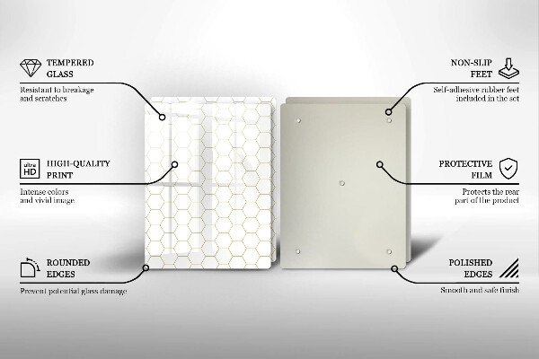 Főzőlap védő üveglap Absztrakt minták