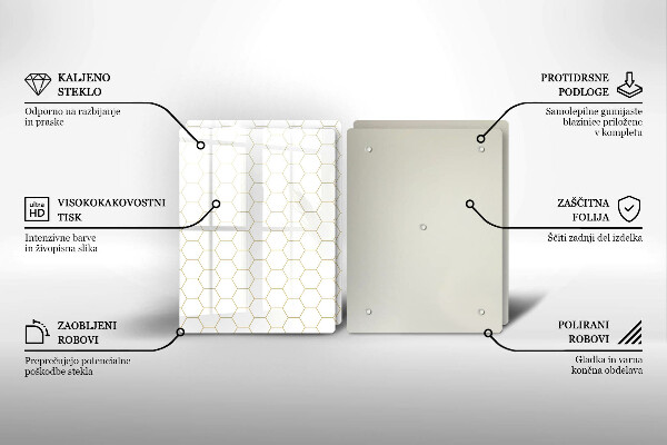 Főzőlap védő üveglap Absztrakt minták