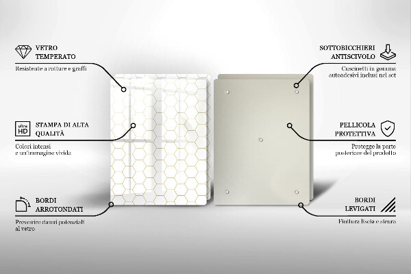 Főzőlap védő üveglap Absztrakt minták