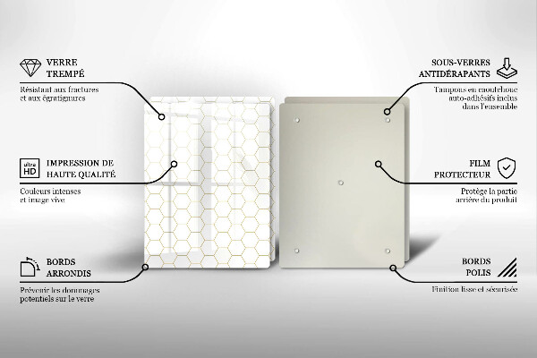 Főzőlap védő üveglap Absztrakt minták