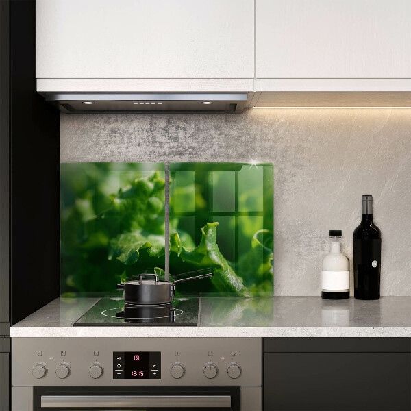 Főzőlap védő üveglap Saláta levelek