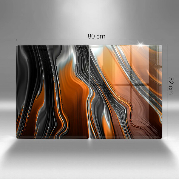 Főzőlap védő üveglap Absztrakt minta