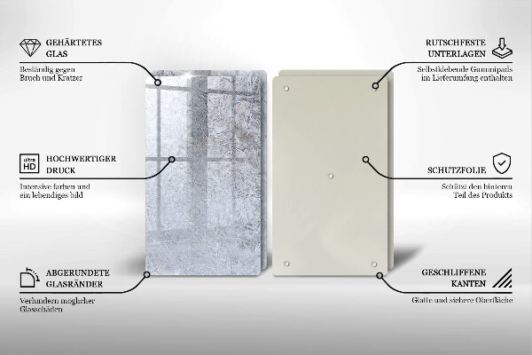 Főzőlap védő üveglap Absztrakció