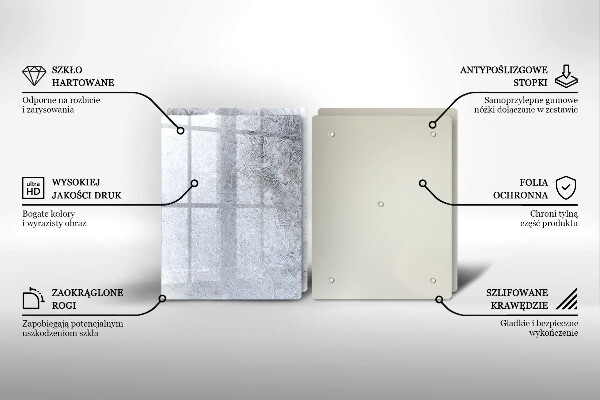 Főzőlap védő üveglap Absztrakció