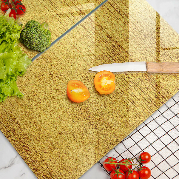 Főzőlap védő üveglap Sárga absztrakció