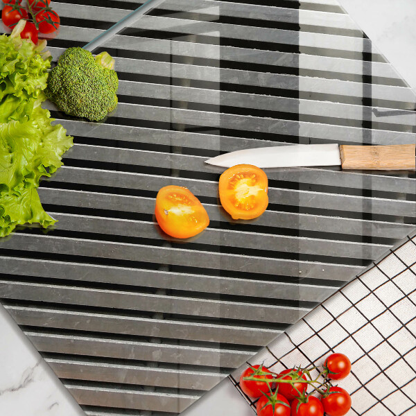 Főzőlap védő üveglap Fém vonalak