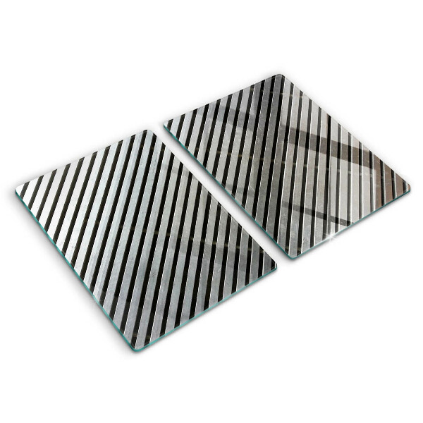 Főzőlap védő üveglap Fém vonalak