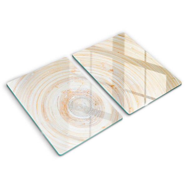 Főzőlap védő üveglap Fa textúra