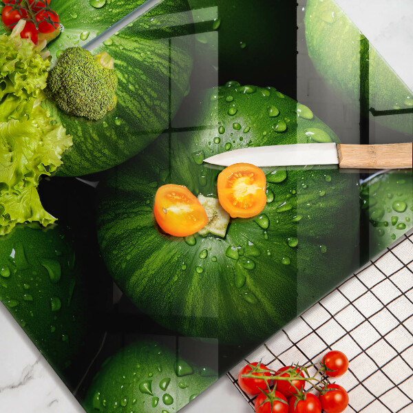Főzőlap védő üveglap Zöld sütőtök
