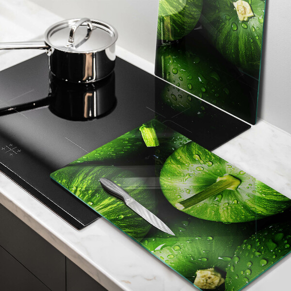 Főzőlap védő üveglap Zöld sütőtök