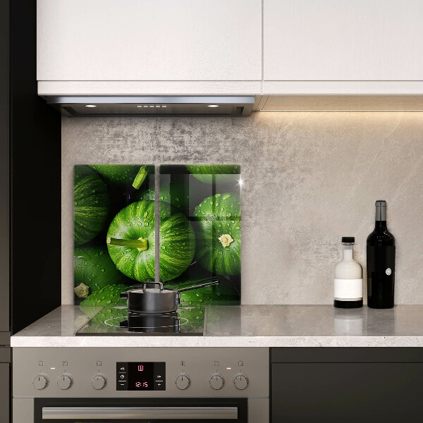 Főzőlap védő üveglap Zöld sütőtök