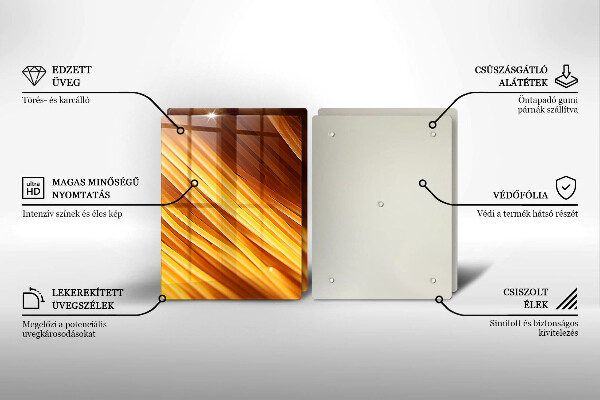 Főzőlap védő üveglap Spagetti tészta