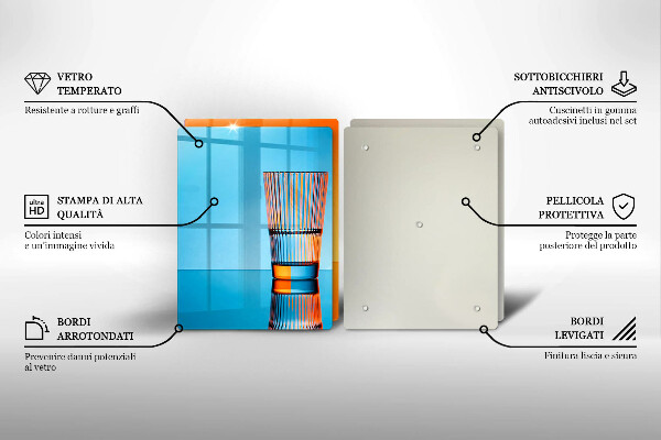 Főzőlap védő üveglap Két pohár vizet