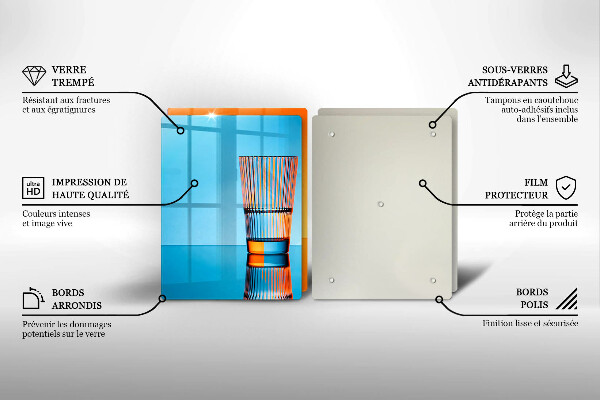 Főzőlap védő üveglap Két pohár vizet