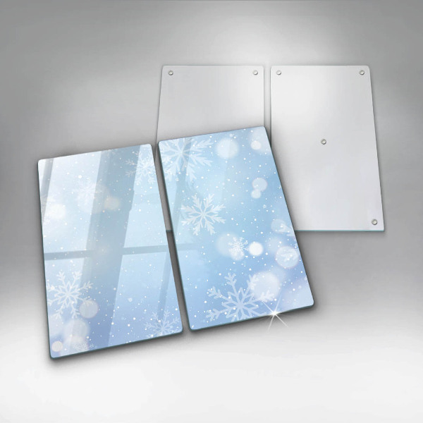 Főzőlap védő üveglap Téli textúra