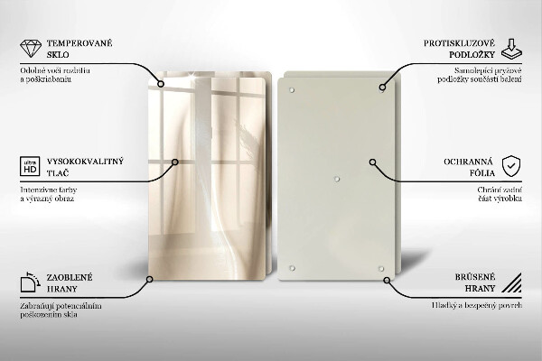 Főzőlap védő üveglap Krémes fagylalt