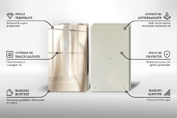 Főzőlap védő üveglap Krémes fagylalt