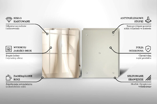 Főzőlap védő üveglap Krémes fagylalt