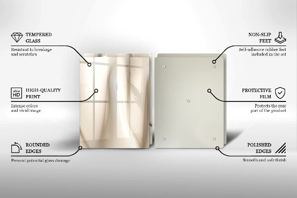 Főzőlap védő üveglap Krémes fagylalt