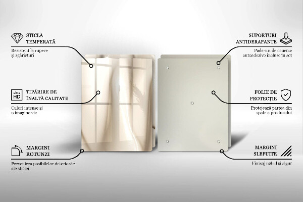 Főzőlap védő üveglap Krémes fagylalt