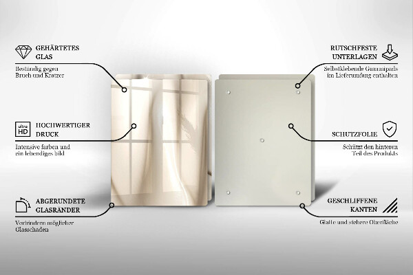 Főzőlap védő üveglap Krémes fagylalt