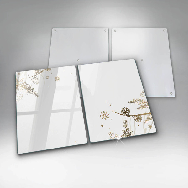 Főzőlap védő üveglap Téli díszek