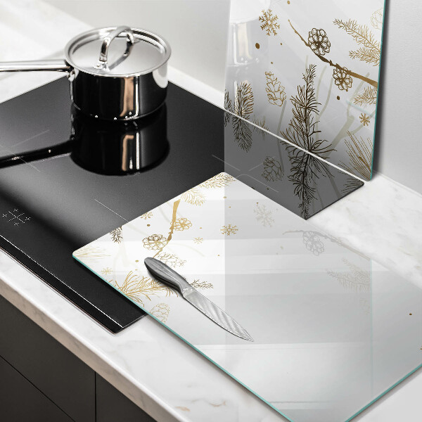 Főzőlap védő üveglap Téli díszek