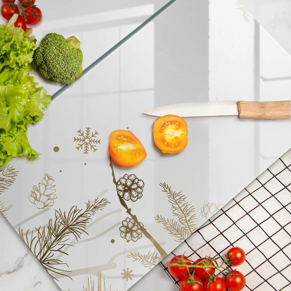 Főzőlap védő üveglap Téli díszek