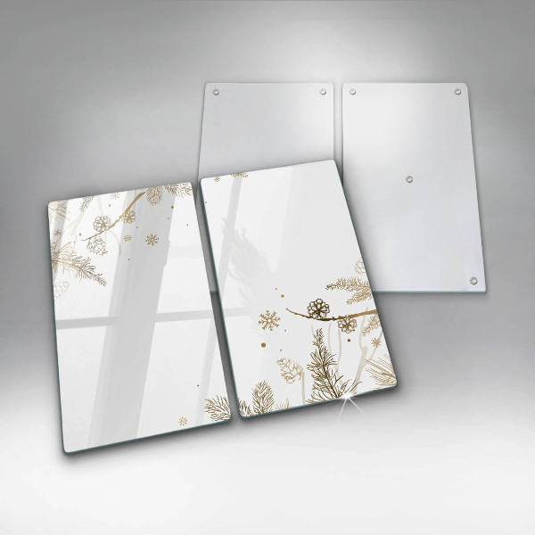 Főzőlap védő üveglap Téli díszek