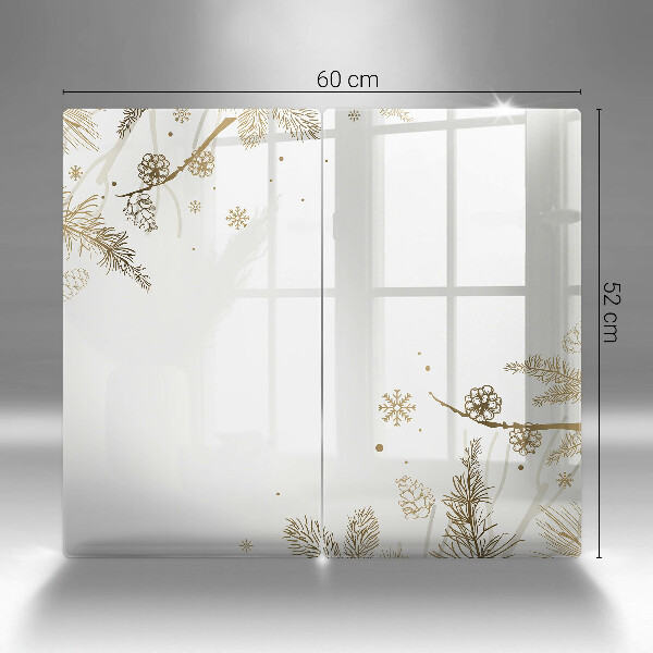 Főzőlap védő üveglap Téli díszek