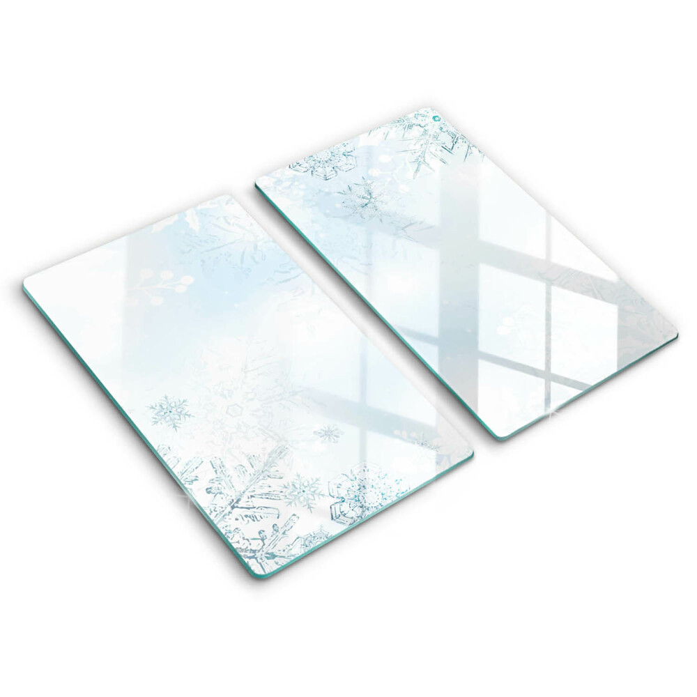Főzőlap védő üveglap Hópehely