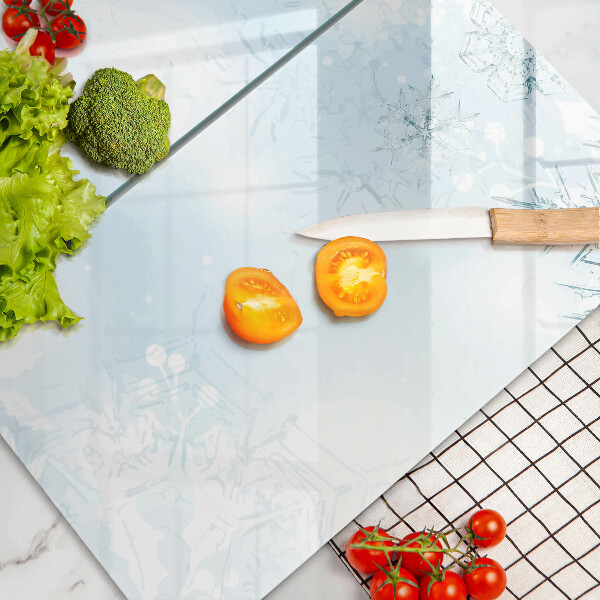 Főzőlap védő üveglap Hópehely