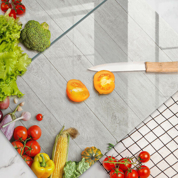 Főzőlap védő üveglap Zöldségek a táblákon