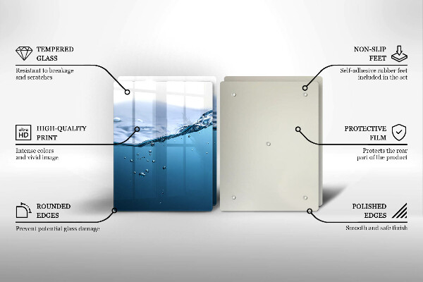 Főzőlap védő üveglap Nyílt víz