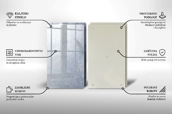 Főzőlap védő üveglap Szelet torta