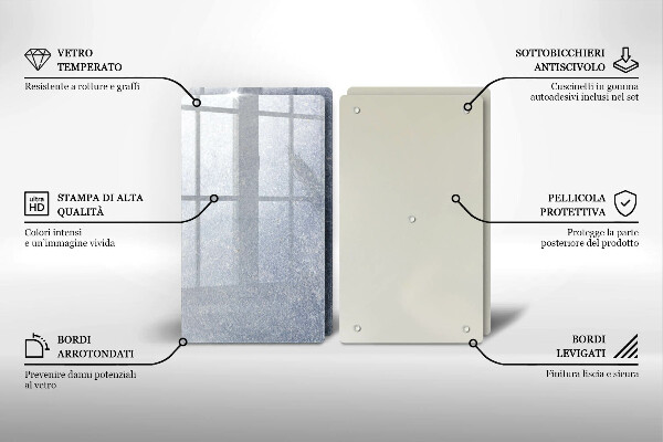 Főzőlap védő üveglap Szelet torta