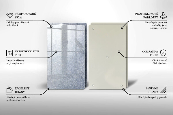 Főzőlap védő üveglap Szelet torta