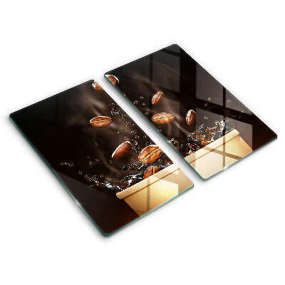 Főzőlap védő üveglap Forró kávébab