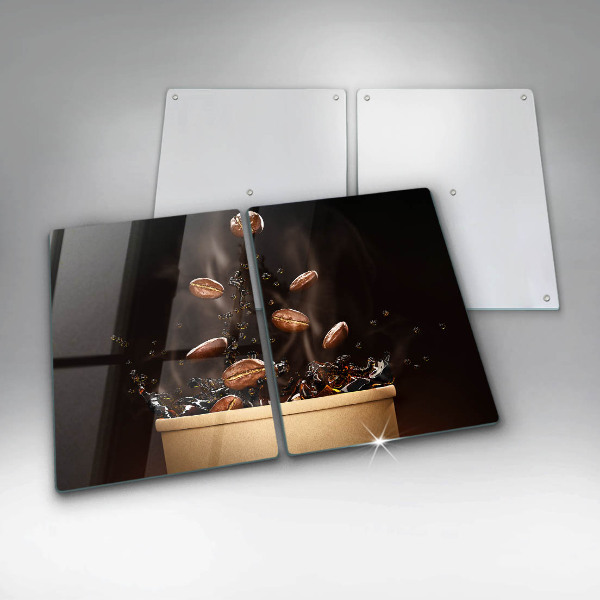 Főzőlap védő üveglap Forró kávébab