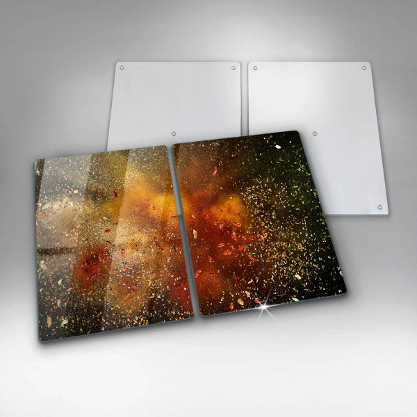 Főzőlap védő üveglap Színes fűszerek