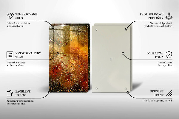 Főzőlap védő üveglap Színes fűszerek