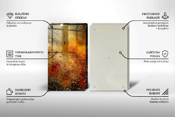 Főzőlap védő üveglap Színes fűszerek