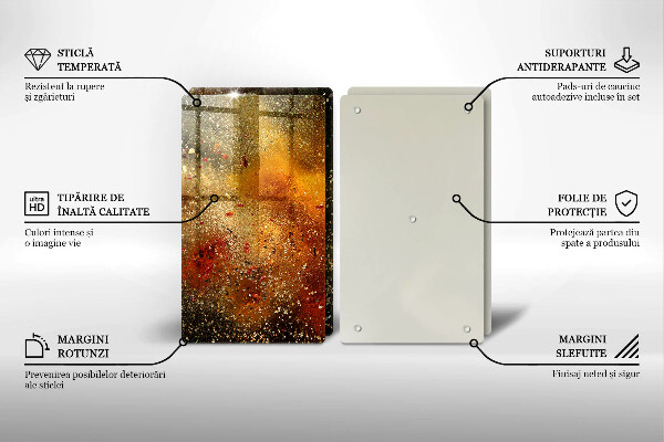 Főzőlap védő üveglap Színes fűszerek