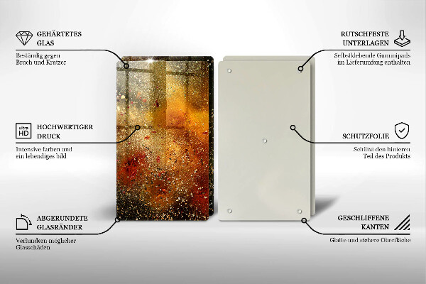 Főzőlap védő üveglap Színes fűszerek